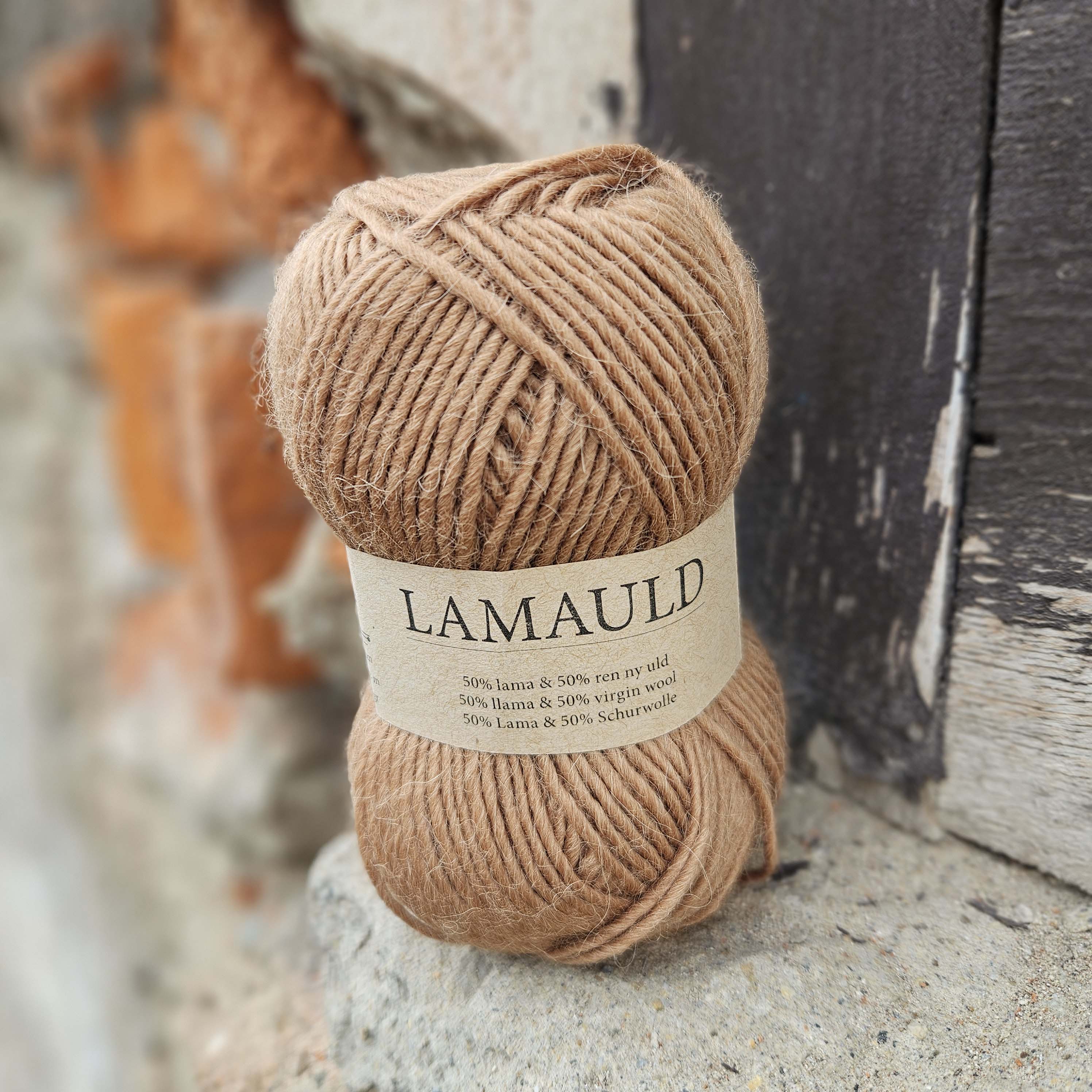 Iba 6ks! Lamauld - 6234 - CAMEL - ťavia bežová lamia + peruánska vlna