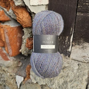 Highland - Sky - vintage modrasto zemelnkavá 100% tenká vlna
