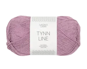Tynn Line 4632 - tmavšia vintage fialková tenká priadza s ľanom, viskózou a bavlnou