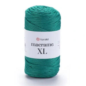 Macrame XL 158 - smaragdová hrubšia špagátová priadza