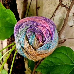 Linen Soft 7401 - Dúha po daždi - dúhová letná priadza z ľanu, bavlny a viskózy