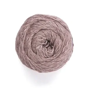 Linen Soft 7308 - tmavo kávovo staroružová letná priadza z ľanu, bavlny a viskózy