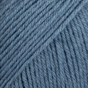Fabel Unicolor 103 - denim modrá ponožková vlna