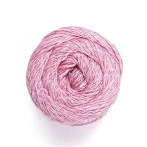 Linen Soft 7322 - ružová letná priadza z ľanu, bavlny a viskózy