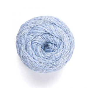 Linen Soft 7319 - svetlo modrá letná priadza z ľanu, bavlny a viskózy