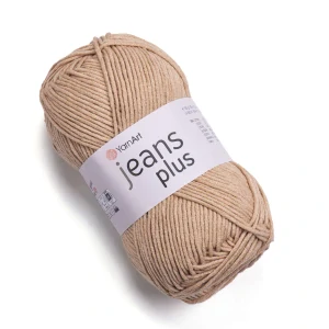 Jeans Plus 07 - bežová hrubšia zmesová priadza
