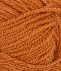 Double Sunday 2745 - koňakovo škoricová 100% merino vlna