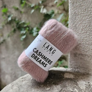 Cashmere Dreams 0109 - staroružová tenká vlna s kašmírom a hodvábom