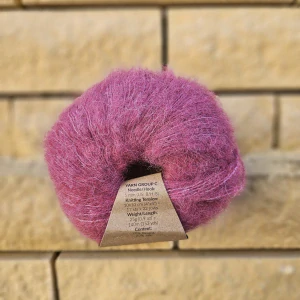 Brushed Alpaca Silk 08 - svetlo cviklová - vlna s alpakou a hodvábom