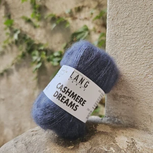 Cashmere Dreams 0034 - denim modrá tenká vlna s kašmírom a hodvábom