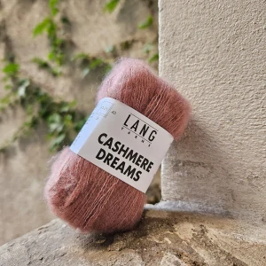 Cashmere Dreams 0019 - vintage ružová tenká vlna s kašmírom a hodvábom