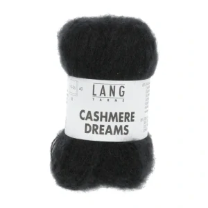 Cashmere Dreams 0004 - čierna tenká vlna s kašmírom a hodvábom