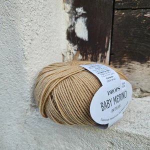 55 Baby Merino - Karamelová 100% merino vlna so superwash úpravou