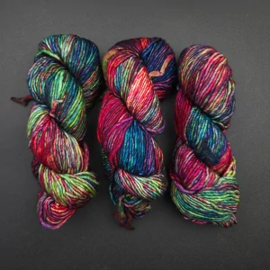 Mecha 005 Aniversario do zelena - Šťavnatá dúhová 100% Superwash merino vlna