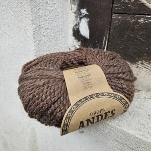Andes MIX 9026 - Čoko hnedá striekaná zimná hrubšia zmesová vlna