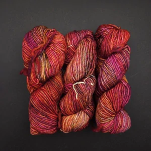 Mecha 658 Zinnias - Cyklámenovo oranžová 100% Superwash merino vlna