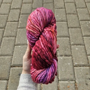 Rasta - Magenta - cyklámenová 100% merino vlna - IBA 2ks!