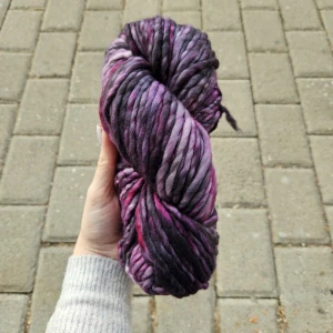 Rasta - Purple - fialková 100% merino vlna - IBA 1ks!