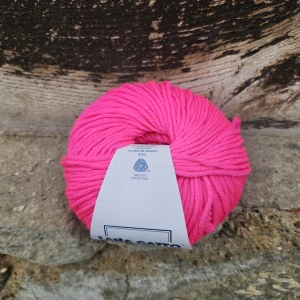 Maxi Soft 3088 - neon ružová 100% merino vlna