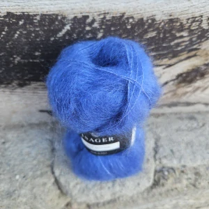 Silk Mohair 44 - stredne modrá tenká vlna z kid mohéru a hodvábu