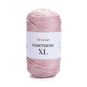 Macrame XL 171 - púdrová ružová hrubšia špagátová priadza