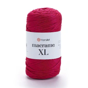 Macrame XL 143 - červevná hrubšia špagátová priadza