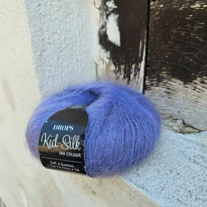 Kid Silk 11 - levanduľová prírodná tenká vlna s kid mohérom a hodvábom