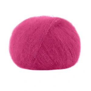 Silk Mohair Lux 30483 - cyklámen ružová mohérová vlna s lesklým vláknom