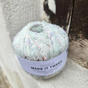 Make It Tweed 006 - pastelová tenká pripletacia priadza s nopkami