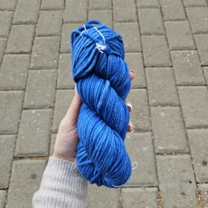 iba 1ks! Chunky - paríž modrá hrubá merino vlna