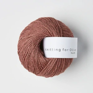 Pure Silk - Plum Rose - tmavo staroružový 100% buretový hodváb