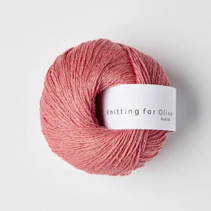 Pure Silk - Raspberry pink - stredne ružový 100% buretový hodváb