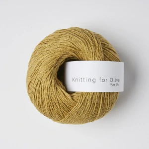Pure Silk - Dusty Honey - horčicový 100% buretový hodváb