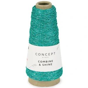 Combine and Shine 50 - mentolová lesklá priadza (aj na pripletanie)