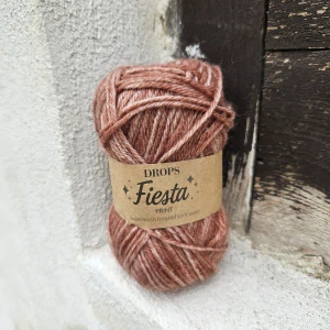 Fiesta Print 35 - čoko hnedá melírovaná (nielen) ponožková vlna
