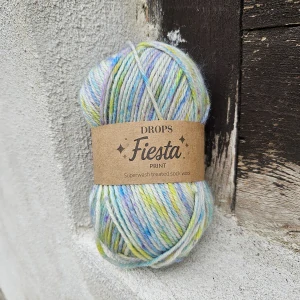 Fiesta Print 37 - jasná pastel farebná melírovaná (nielen) ponožková vlna