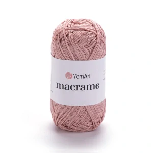 Macrame 171 - Staroružová špagátová lesklá háčkovacia priadza