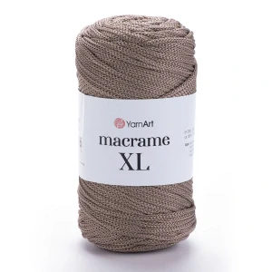 Macrame XL 170 - kávovo hnedá hrubšia špagátová priadza