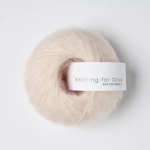 Soft Silk Mohair - Ballerina - pastel púdrovo ružová tenká priadza z mohéru a hodvábu