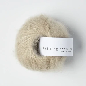 Soft Silk Mohair - Oatmeal - piesková tenká priadza z mohéru a hodvábu