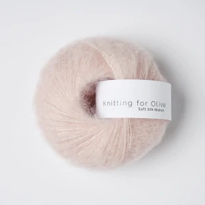 Soft Silk Mohair - Cherry Blossom - pastel ružová tenká priadza z mohéru a hodvábu