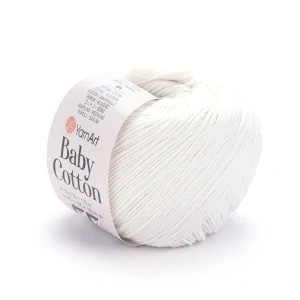 Baby Cotton 401 - smotanová letná zmesová priadza