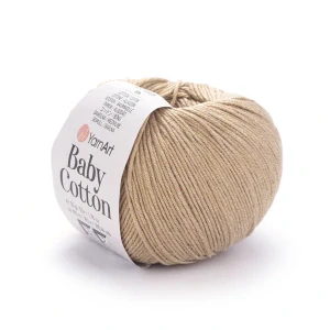 Baby Cotton 405 - bežová letná zmesová priadza