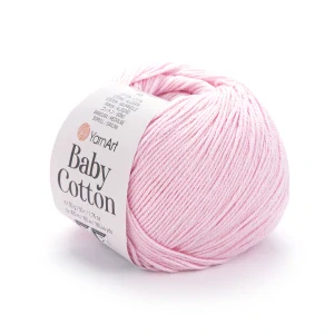 Baby Cotton 410 - svetlo ružová letná zmesová priadza
