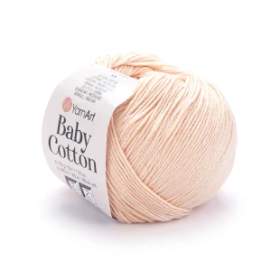 Baby Cotton 411 - svetlo marhuľová letná zmesová priadza