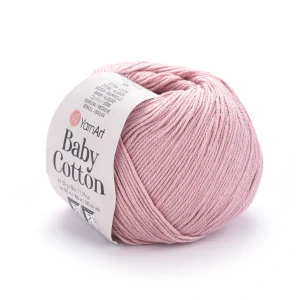 Baby Cotton 413 - staro ružová letná zmesová priadza