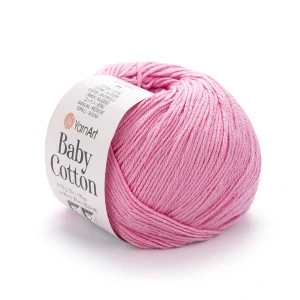 Baby Cotton 414 - cukríkovo ružová letná zmesová priadza