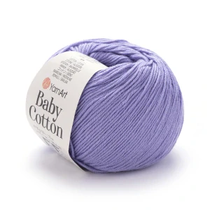 Baby Cotton 418 - stredne fialová letná zmesová priadza