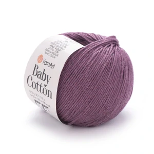 Baby Cotton 419 - vintage staro ružová letná zmesová priadza