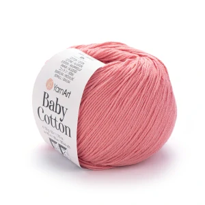 Baby Cotton 420 - lososová letná zmesová priadza